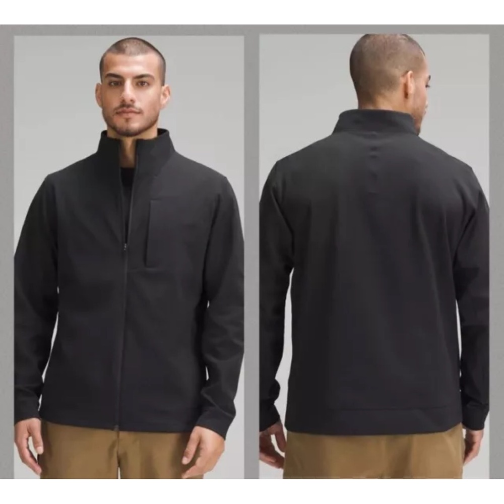 Lululemon Men's Sojourn Classic Track Warpstreme Black Jacket Sz XS